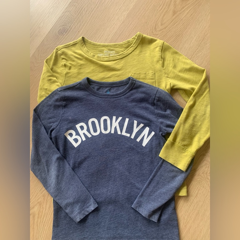 J.Crew Crewcuts Long sleeve T-shirts, size 4-5